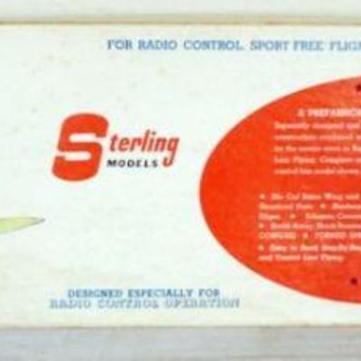 1113	VINTAGE WOOD MODEL AIRPLANE KIT, STERLING MODELS PRIMARY TRAINER *PT-19* R/C AIRPLANE

