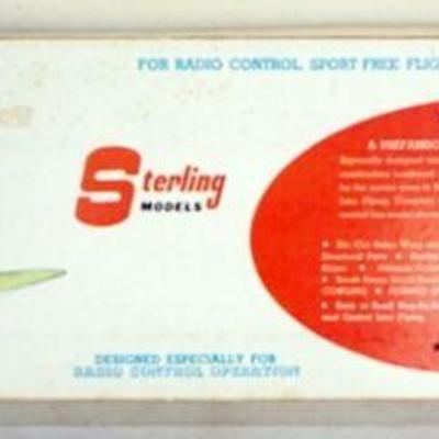 1163	VINTAGE WOOD MODEL AIRPLANE KIT, STERLING MODELS *FAIRCHILD PT-19* R/C AIRPLANE
