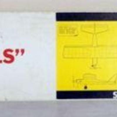1150	VINTAGE WOOD MODEL AIRPLANE KIT, DEBOLT *JENNY* R/C AIRPLANE
