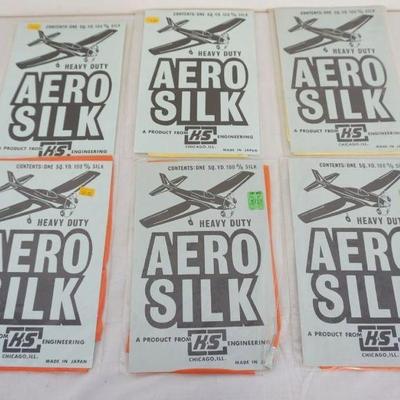 1220	VINTAGE MODEL AIPLANE SILK NEW OLD STOCK AERO SILK
