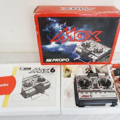 1268	VINTAGE MODEL AIRPLANE PARTS JR PROPO MAX 6 FM R/C CONTROL SYSTEM
