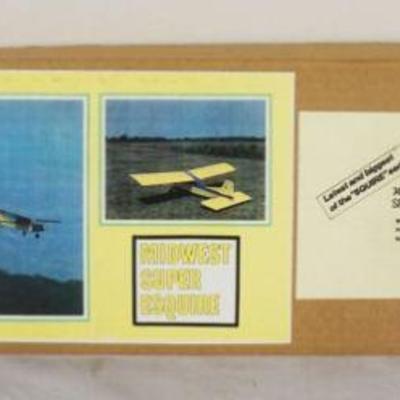 1203	VINTAGE WOOD MODEL AIRPLANE KIT, CUSTOM KITS BY JOE GRASSO, *MIDWEST SUPER ESQUIRE* R/C AIRPLANE
