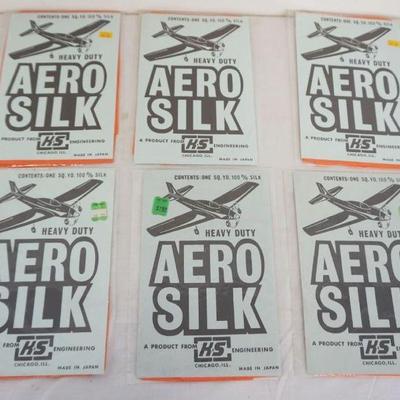 1221	VINTAGE MODEL AIPLANE SILK NEW OLD STOCK AERO SILK
