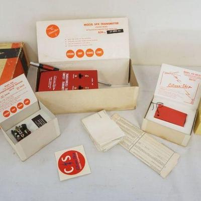 1286	VINTAGE MODEL AIRPLANE CITIZEN-SHIP SPX TRANSMITTER & S&H, J&H RECEIVERS
