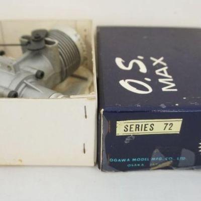 1299	VINTAGE MODEL AIRPLANE GAS ENGINE O.S. MAX H80 R/C SERIES 72
