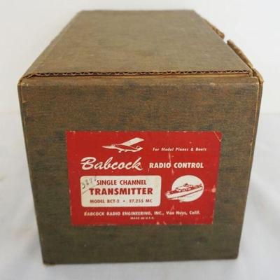 1282	VINTAGE MODEL AIRPLANE BABCOCK R/C TRANSMITER MODEL BCT-2
