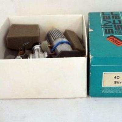 1318	VINTAGE MODEL AIRPLANE GAS ENGINE HIRTENBERG SILVER STAR 40 F-RC
