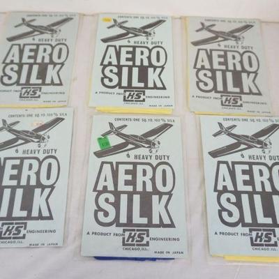1219	VINTAGE MODEL AIPLANE SILK NEW OLD STOCK AERO SILK K&S ENGINEERING
