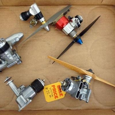 1320	VINTAGE MODEL AIRPLANE GAS ENGINES, ASSORTED GROUP
