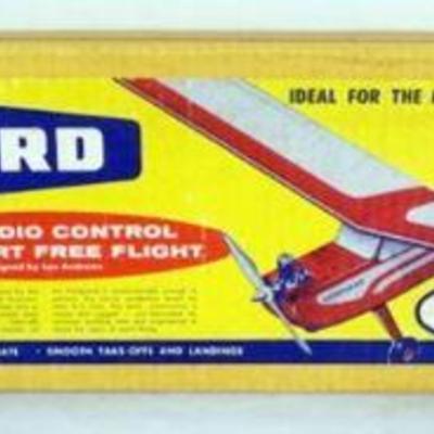 1079	VINTAGE WOOD MODEL AIRPLANE KIT, PAUL K GUILLOW *VANGUARD* R/C AIRPLANE 
