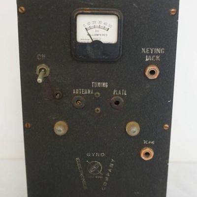 1281	VINTAGE MODEL AIRPLANE TRANSMITTER GYRO ELECTRONIC CO
