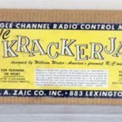 1059	VINTAGE WOOD MODEL AIRPLANE KIT, JETCO MODELS *KRACKER JAC*
