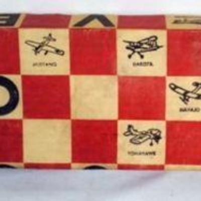 1073	VINTAGE WOOD MODEL AIRPLANE KIT, VECO *THE SIOUX* R/C AIRPLANE
