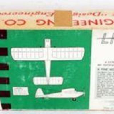 1133	VINTAGE WOOD MODEL AIRPLANE KIT, DEBOLT LIVE WIRE *REBEL* R/C AIRPLANE
