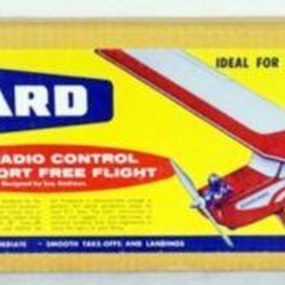 1061	VINTAGE WOOD MODEL AIRPLANE KIT, PAUL K GUILLOW *VANGUARD*
