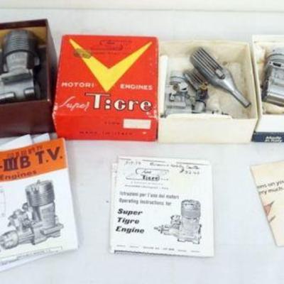 1315	VINTAGE MODEL AIRPLANE 3 GAS ENGINES ENYA 60 III, TIGRE 0-20/23/RC

