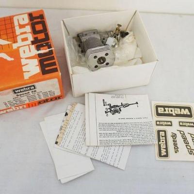 1292	VINTAGE MODEL AIRPLANE WEBRA GAS ENGINE
