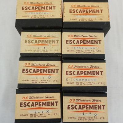 1230	VINTAGE MODEL AIRPLANE, O.S. MINITRON SERIES ESCAPEMENT, 8
