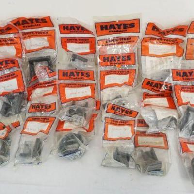1208	VINTAGE R/C AIRPLANE PARTS, LARGE GROUP OF HAYES ENGINE MOUNTS, ASSORTED SIZES
