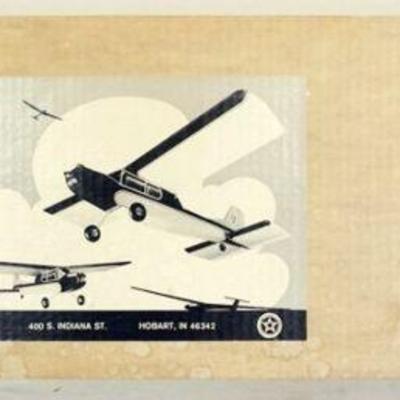 1145	VINTAGE WOOD MODEL AIRPLANE KIT, MIDWEST PRODUCTS * SUPER ESQUIRE* R/C AIRPLANE
