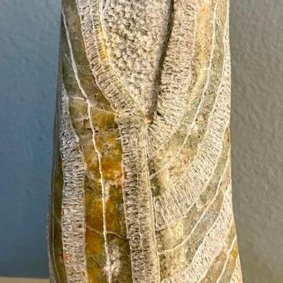 Navajo Carved Alabaster Figurine Signed James 