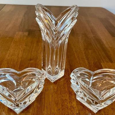 Mikasa Mystic Tulip - (2) Candle Holders And Vase