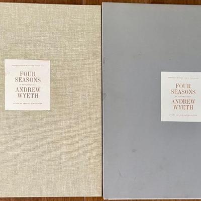 Andrew Wyeth The Four Season Book IOB - Quaker Ladies, New Leaves, Spring Sun, And Storing Up