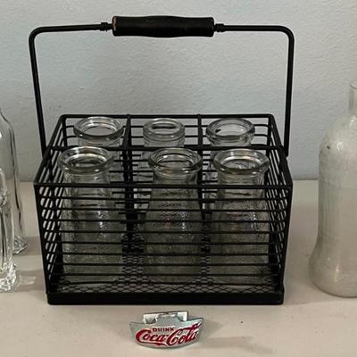 Vintage Bottles - Dairy Milk Heritage Co., Metal Bottle Holder, Coca Cola Opener, And More