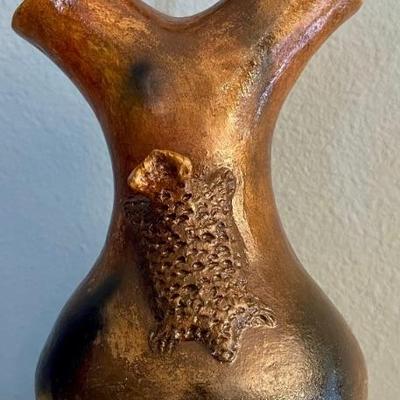 Navajo Betty Manygoats Hand Made Wedding Vase Pot