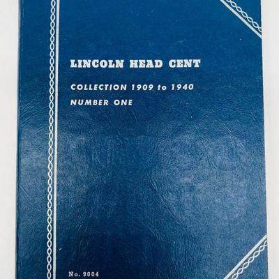 Lincoln Head Cent Book Number One, 1909-1940
