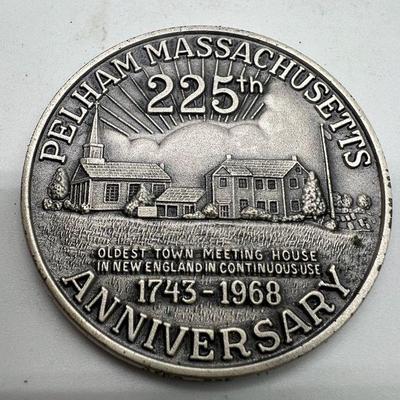 Pelham Massachusetts 225th Anniversary Commemorative Coin

