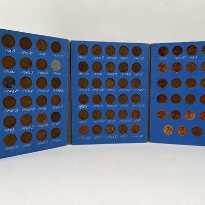 Handwritten Wheat Pennies & Lincoln Cents Book 1940-1974
