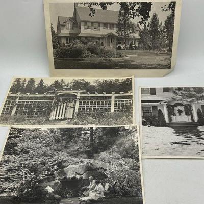(4) Beautiful Vintage Large Format Photographs
