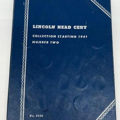 Lincoln Head Cent Book Number Two, 1941-1972 feat. 1943 Steel Pennies
