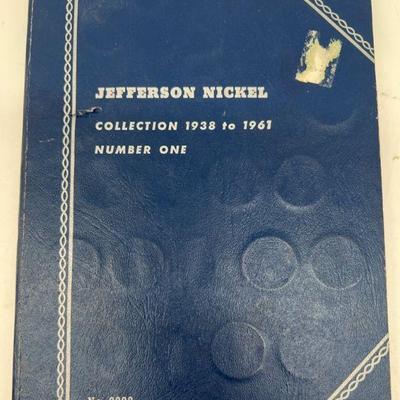 Jefferson Nickel Book 1938-1961 feat. Silver Nickels
