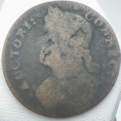 1700’s George II British Half Penny OLDER THAN AMERICA!!
