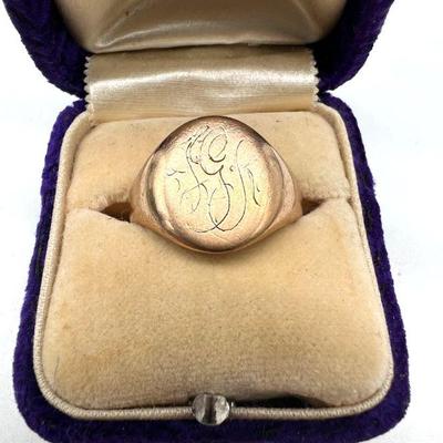 10 Karat Yellow Gold Ring Stamped 10K
