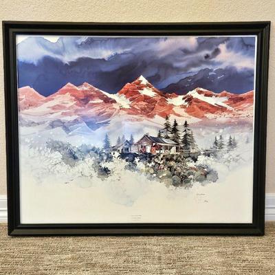 Limited Edition Lithograph by Michael Atkinson San Antonio Peak 207/950