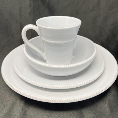Pottery Barn “Gabriella” Stoneware 48 Piece Dinnerware Set