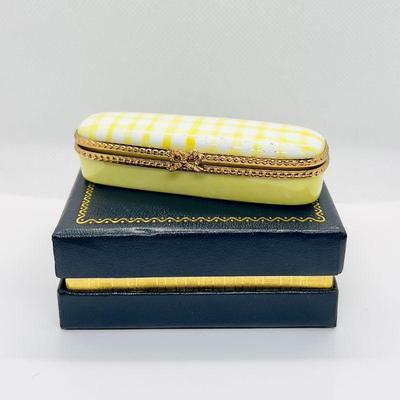 Limited Edition Limoges Porcelain Trinket Box by Piere Arquie