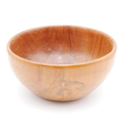 Hand-Crafted Wooden Serving Bowl with JBH Signature