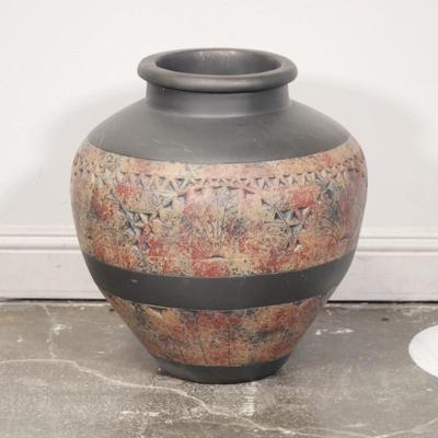 18" Tall Large Earthenware Pot
