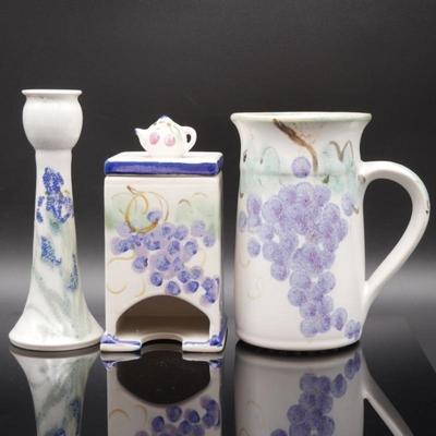 Lot of 3 Ceramic Decorative Items