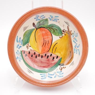 Handmade Decorative Portuguese Pottery Art Plate