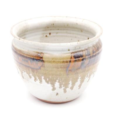Glazed Stoneware Planter