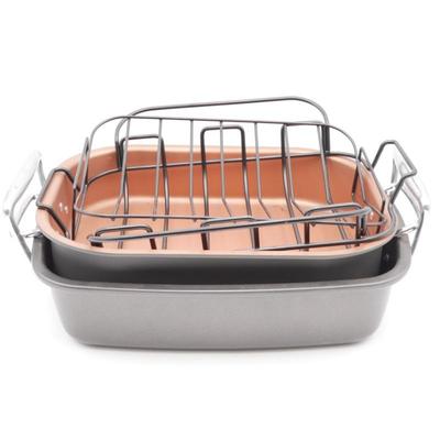 4-Piece Kenmore Roasting Pan Ovenware Set
