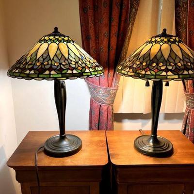 STAIN GLASS LAMPS