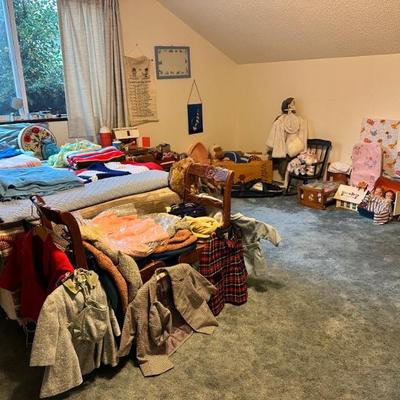 Vintage kids clothes & toys