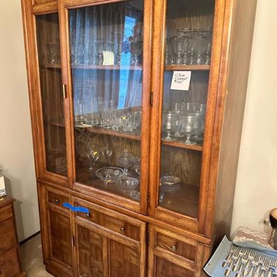 China hutch & crystal