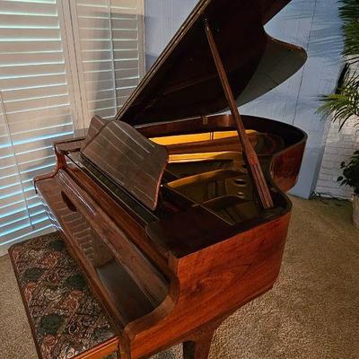 Gorgeous Hanil Grand Piano with Installed QRS Pianomation Player Piano System. #hanilgrandpiano